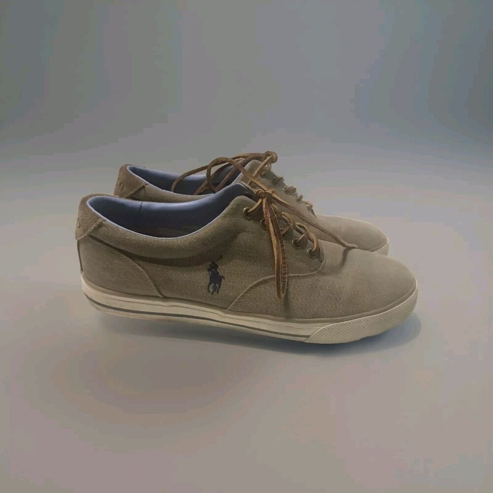 Canvas Mens Polo Shoes  size 10.5 D